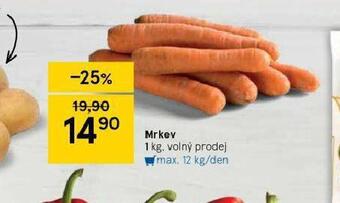 Tesco Mrkev nabídka
