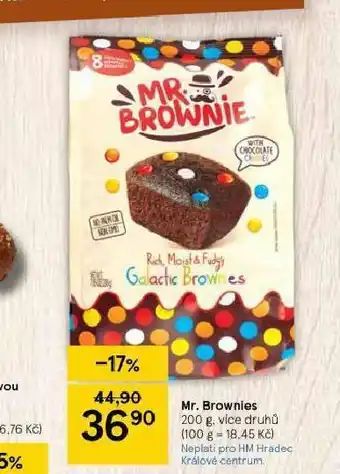 Tesco Mr. brownies nabídka
