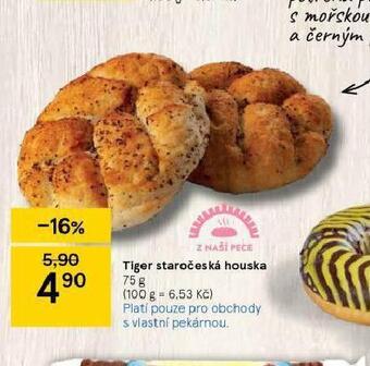 Tesco Tiger staročeská houska nabídka