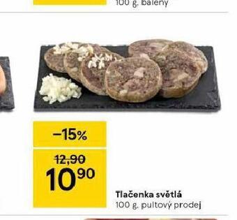 Tesco Tlačenka světlá nabídka