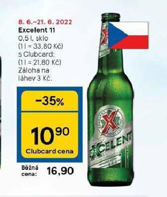 Tesco Pivo excelent 11 nabídka