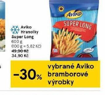 Tesco Aviko hranolky super long nabídka
