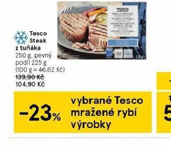 Tesco Tesco steak z tuňáka nabídka