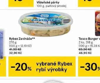 Tesco Rybex zavináče nabídka