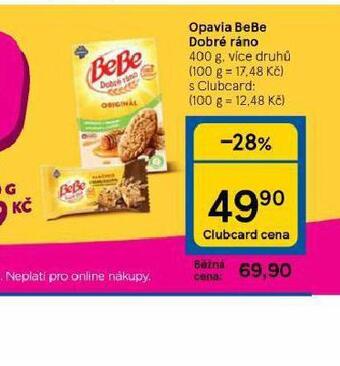 Tesco Opavia bebe dobré ráno nabídka