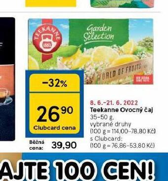Tesco Teekanne ovocný čaj nabídka