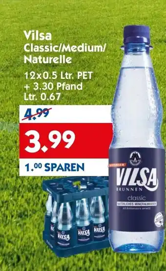 Hol'ab Getränkemarkt Vilsa Classic/Medium/Naturelle 12x0,5L Angebot