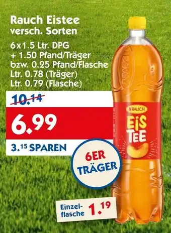 Hol'ab Getränkemarkt Rauch Eistee 6x1,5L Angebot