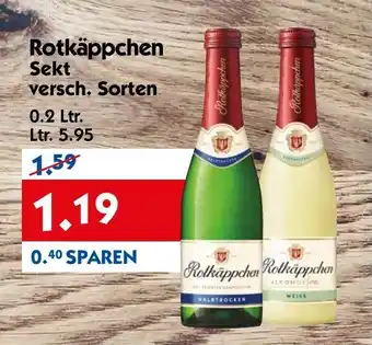 Hol'ab Getränkemarkt Rotkäppchen Sekt 0,2L Angebot