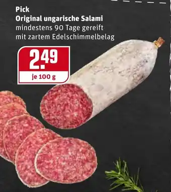 REWE Center Pick Original ungarische Salami 100g Angebot