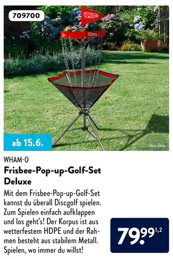 Aldi Nord Wham-O Frisbee Pop-up Golf Set Deluxe Angebot