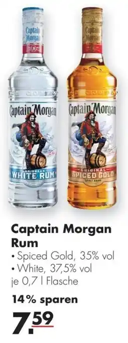 Handelshof Captain Morgan Rum 700ml Angebot