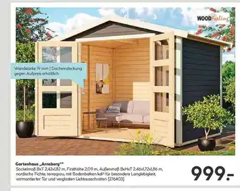 Hellweg Gartenhaus „arnsberg” Angebot