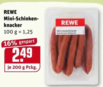 REWE Center Rewe Mini Schinkenknacker 200g Angebot