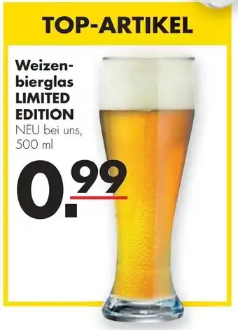 Handelshof Leonardo Weizenbierglas Limited Edition 500ml Angebot