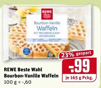 REWE Center Rewe Beste Wahl Bourbon Vanille Waffeln 165g Angebot