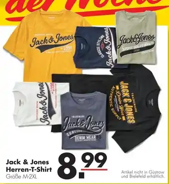 Handelshof Jack & Jones Herren-T-Shirt M-2XL Angebot