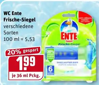 REWE Center WC Ente Frische Siegel 36ml Angebot