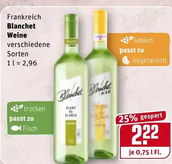 REWE Center Blanchet Weine 0,75L Angebot