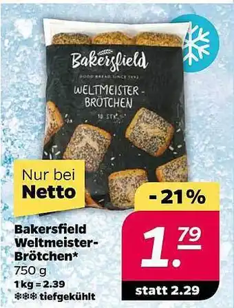 NETTO Bakersfield Weltmeister-brötchen Angebot