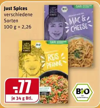 REWE Center Just Spices 34g Btl. Angebot