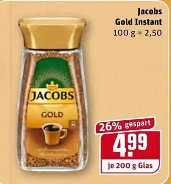 REWE Center Jacobs Gold Instant 200g Angebot