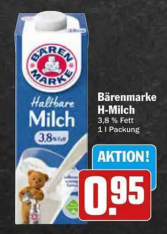 AEZ Bärenmarke H-milch Angebot