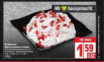 Edeka Erdbeer Mascarpone-creme Angebot