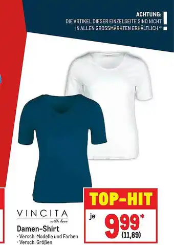 METRO Vincita Damen-shirt Angebot