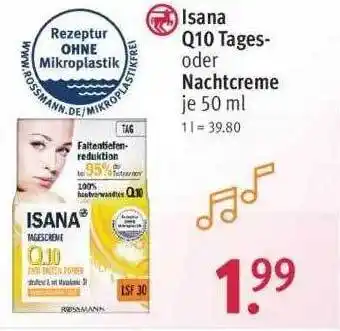 Rossmann Lsana Q10 Tages Oder Nachtcreme Angebot