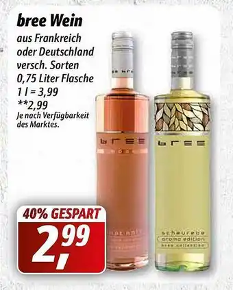 Simmel Bree Wein Angebot