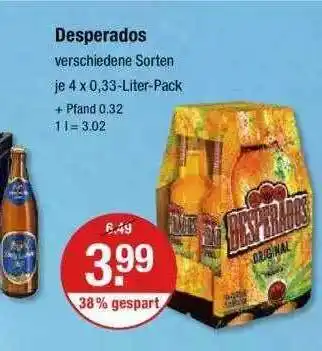 V Markt Desperados Angebot