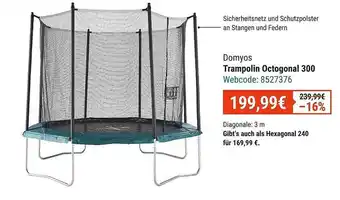 Decathlon Domyos Trampolin Octogonal 300 Angebot