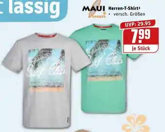 REWE Center Maui Herren T-shirt Angebot