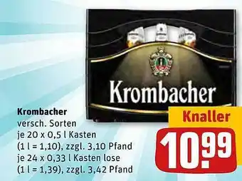 REWE Kaufpark Krombacher Angebot