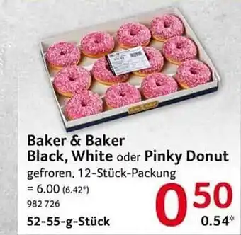 Selgros Baker & Bake Black, White Oder Pinky Donut Angebot