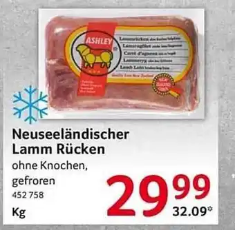 Selgros Neuseeländischer Lamm Rücken Angebot