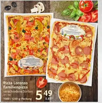 Selgros Pizza Lorenzo Familienpizza Angebot