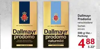 Selgros Dallmayr Prodomo Angebot