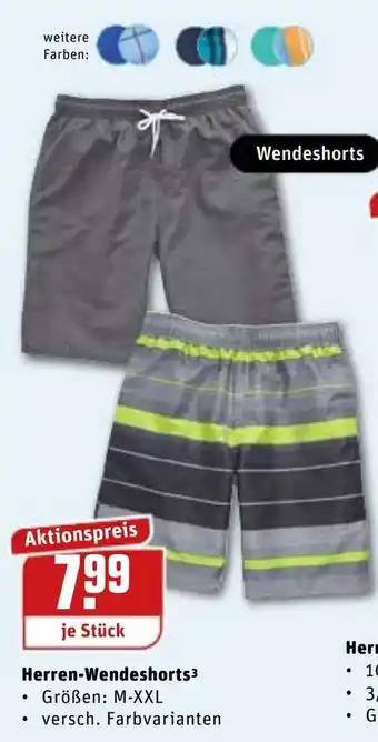 REWE Center Herren Wendeshorts Angebot