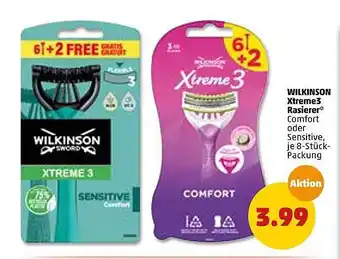 PENNY Wilkinson Xtreme3 Rasierer Angebot