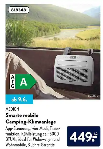 Aldi Nord Medion Smarte Mobile Camping-klimaanlage Angebot