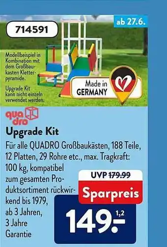 Aldi Süd Upgrade Kit Quadro Angebot