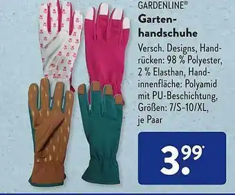 Aldi Süd Gardenline Garten-handschuhe Angebot