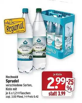 Wasgau Hpchwald Sprudel Angebot