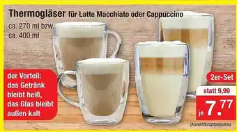 Zimmermann Thermogläser Für Latte Macchiato Oder Cappuccino Angebot