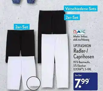 Aldi Nord Up2fashion Radler- Caprihosen Angebot