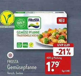 Aldi Nord Frosta Gemüsepfanne Angebot