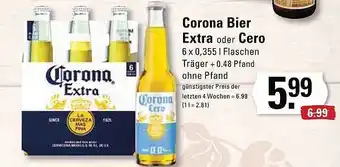 Edeka Corona Bier Extra Oder Cero Angebot