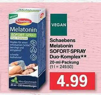 Famila Nord West Schaebens Melatonin Sofort-spray Duo-komplex Angebot